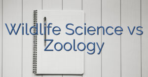 Wildlife Science vs Zoology